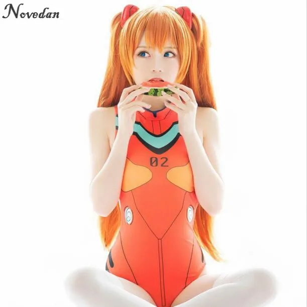 Evangelion купальник для косплея, слитный купальник EVA SUKUMIZU Asuka/AYANAMI/Makinami, купальный костюм, костюмы