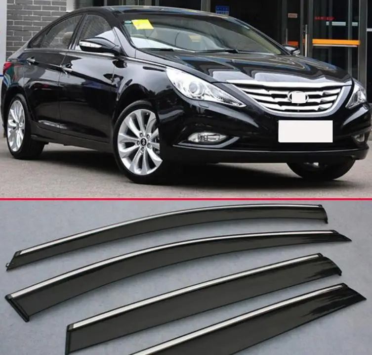 Ветрозащитный козырек для Hyundai Sonata MK8 2011 2014|wind deflector|deflector ventvent deflectors |