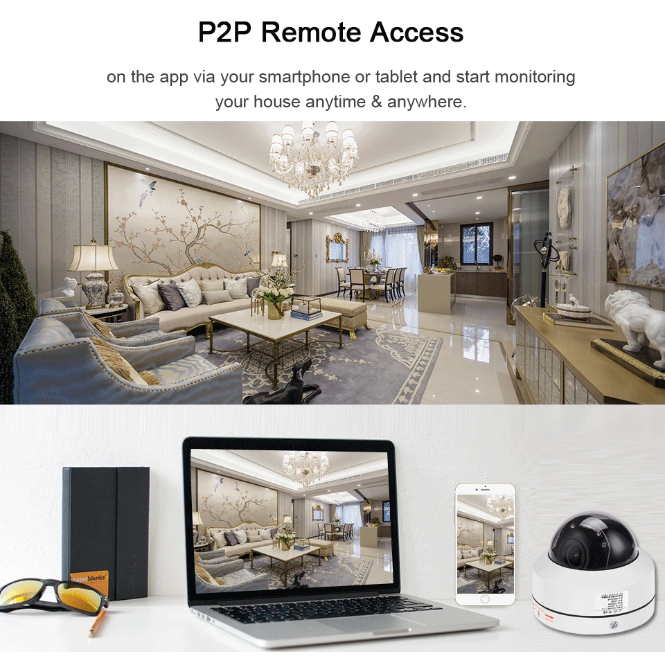 BESDER 5MP PTZ 4X оптический зум скоростная купольная IP камера 3MP 1080P Full HD P2P 40m ночное