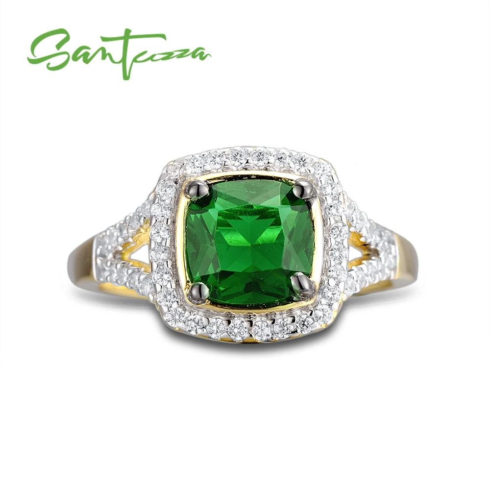 Женское серебряное кольцо SANTUZZA из серебра 925 пробы с кубическим цирконием модные