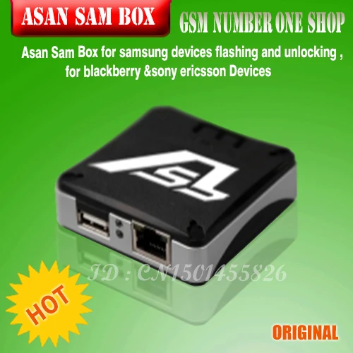 Новая версия коробка asb/AsanSam с 2 шт Кабели для samsung мигает blackberry и Sony Ericsson устройств