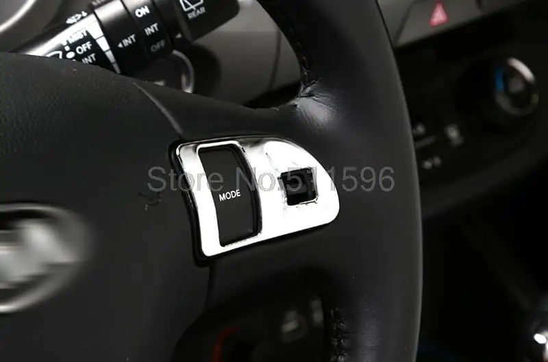 Для Kia Sportage R 2010 2011 2012 2013 2014 Внутренняя ABS хромированная накладка на рулевое колесо