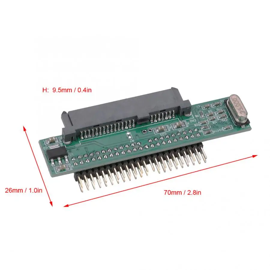 2 5 дюймовый SATA жесткий диск для IDE 44Pin Интерфейс адаптер карта последовательный к