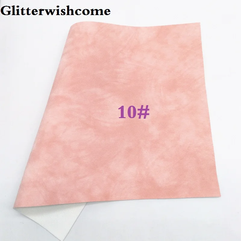 Glitterwishcome 21X29 см A4 размер винил для бантов нубук кожа Fabirc искусственная кожа листы для бантов, GM174A