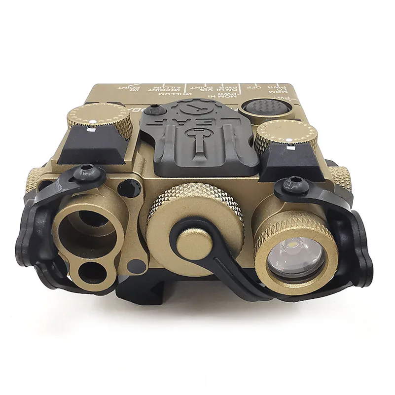 AN/PEQ-15A DBAL-A2 светодиодный Белый оружие светильник+ красный лазер линзы с радиоуправлением к тактический охотничье ружье страйкбол Батарея коробка