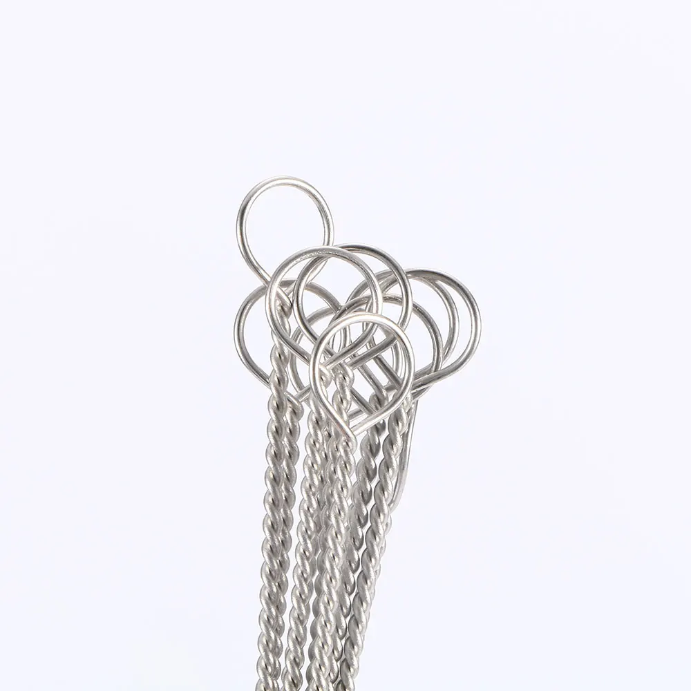 10 шт. многоразовые зеркальные щётки из нержавеющей стали | Дом и сад