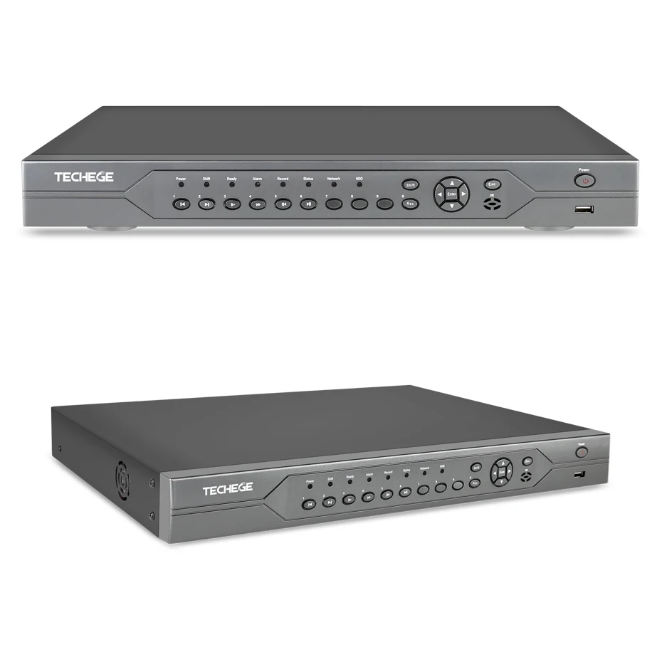 Techege 16CH 5MP POE NVR 48 В реального PoE NVR 5MP 3MP 4K Сетевой Видео Регистраторы для ip-камеры с питанием по POE P2P XMeye CCTV Системы Onvif FTP