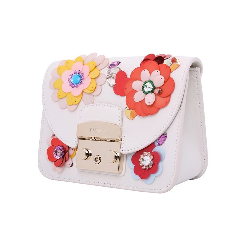 FURLA женщина Метрополис Кливия мини Кроссбоди кожаная сумка BOQ4