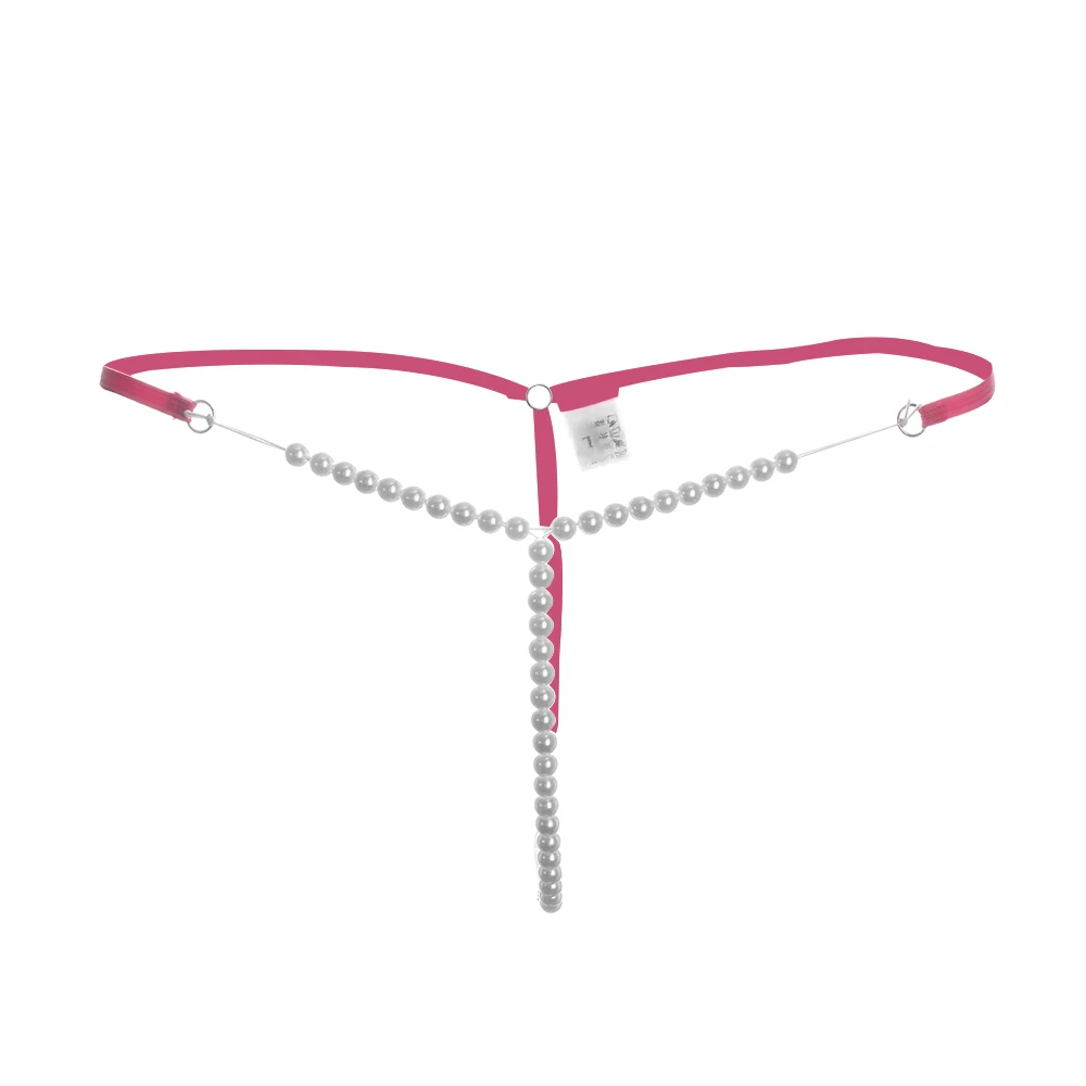 1pc Sexy Pearl G-string Elastic Seamless Briefs Thongs Underwear Nightwear Women's Fashion Panties | Женская одежда