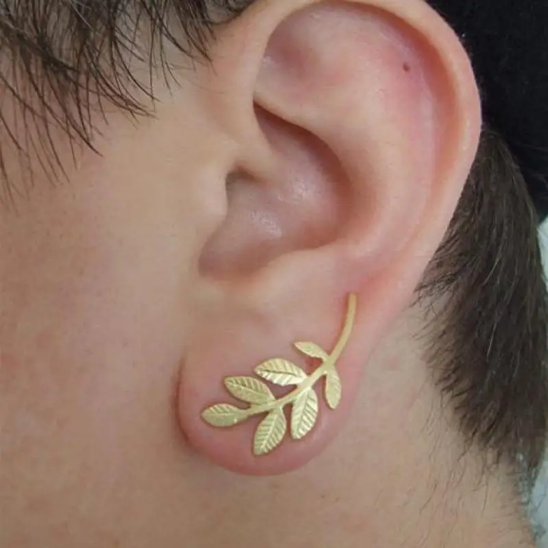 Breath Wild Fashion Temperament Metal Leaf Earrings Multi-leaf For Women Online Shopping India Set Orecchini | Украшения и
