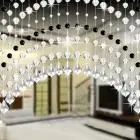 G Хрустальные бусины занавески для гостиной 1 м декоративные бусины занавески Прямая поставка - Цвет: G