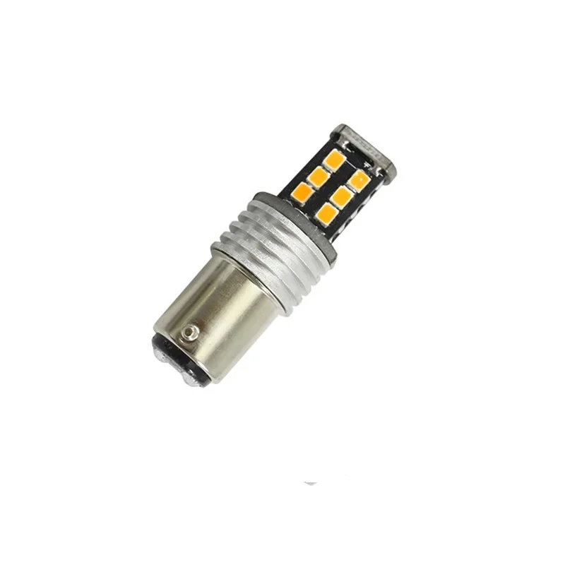 2 шт. P21W BAY15D 1157 светодиодный 15SMD 2835 Противотуманные фары автомобиля BA15S 1156 лампы