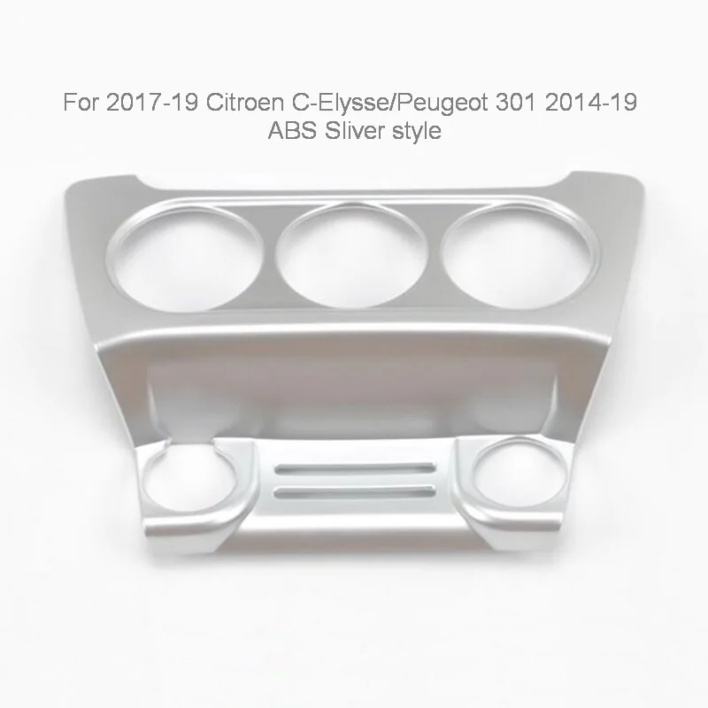 Tonlinker интерьерная воздушная ручка панели наклейки для Citroen C-Elysee/peugeot 301-19 автомобильный Стайлинг 1 шт. ABS/металлические наклейки
