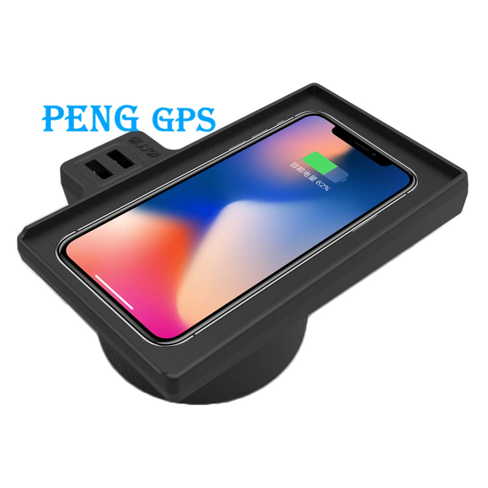 

Car Wireless Smart Phone Charger for BMW x1 2017-2019 for iPhone Max Huawei Samsung 2 In 1 USB Fast Charging Phone Holder Mount