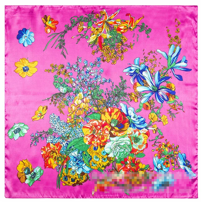 Женский шёлковый квадратный шарф 60 х60 см|bag handle scarf|scarf high qualitysilk square scarf |