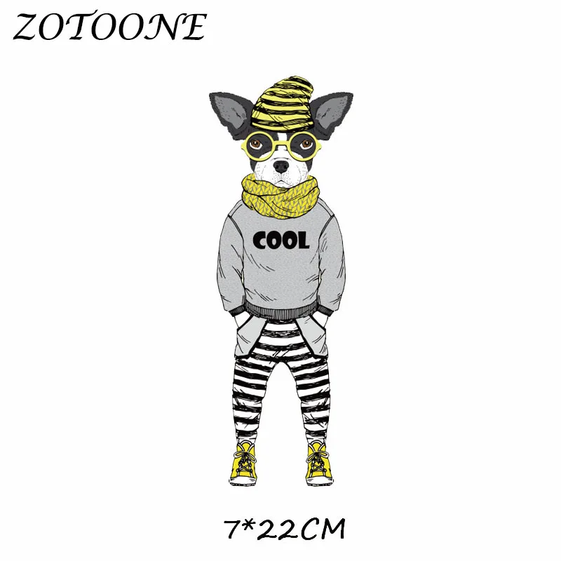 Нашивки ZOTOONE для одежды нашивка с животными термотрансферный аксессуар сделай