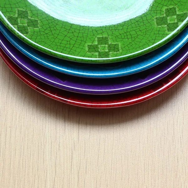 5 шт. меламиновая посуда набор мультфильм Счастливый Ангел круглая тарелка буфет