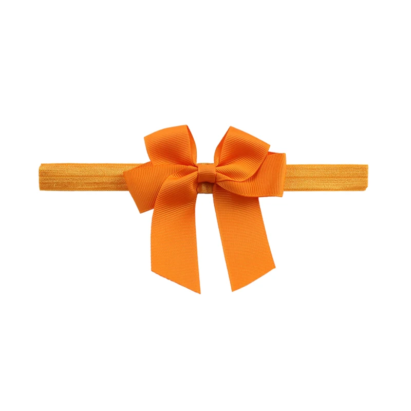Colors Ribbon Float Headband Solid Candy Color Baby Kids Girls Mini Bowknot Hairband Elastic Hair Accessories | Детская одежда и