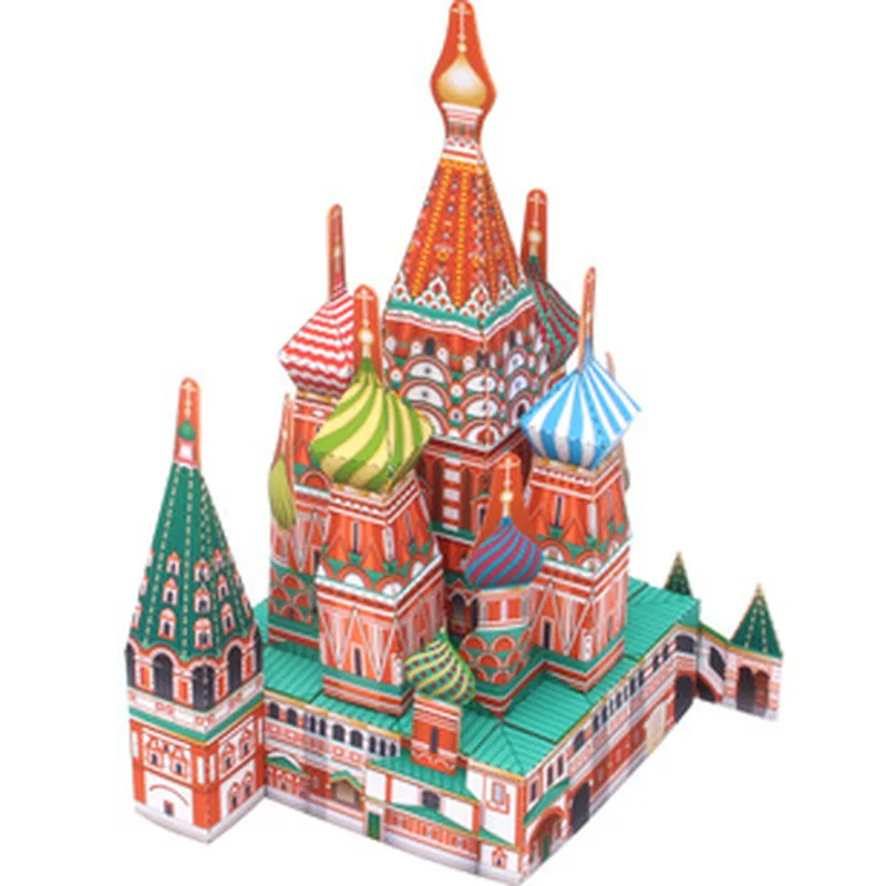 3D бумажная модель Космонавтика картон дом для детей игрушки архитектурная