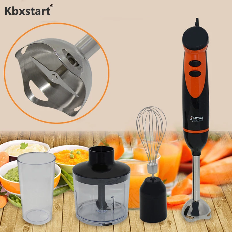 Kbxstart 4 в 1 Электрический ручной блендер многофункциональная Мясорубка миксер кухонный комбайн взбиватель яиц 220 В
