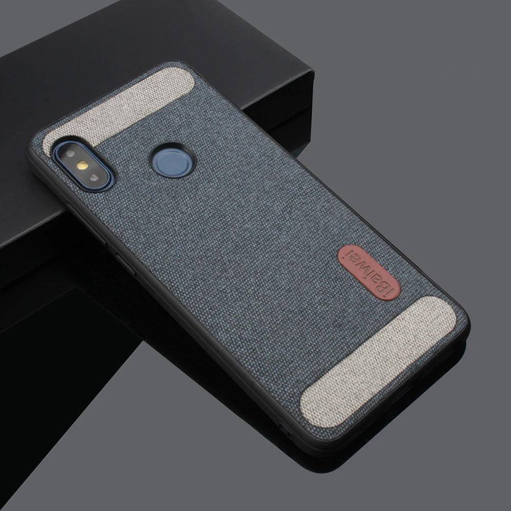 For Xiaomi Redmi Note 5 Pro Case Splice Cloth Fabric Hard PC Phone 7 6 Fashion Protection Back Cover Coque |