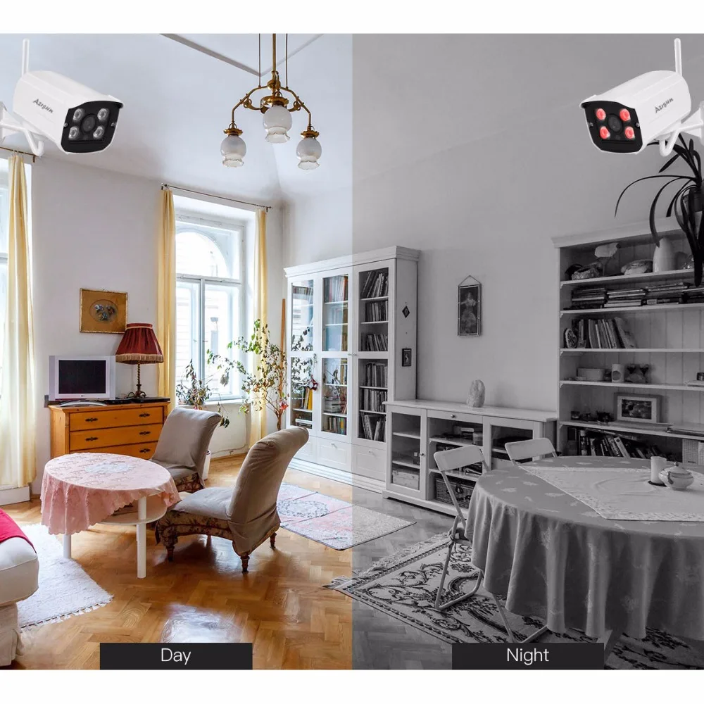 IP камера видеонаблюдения AZISHN с поддержкой Wi Fi 1080/960/720P|Камеры видеонаблюдения| |