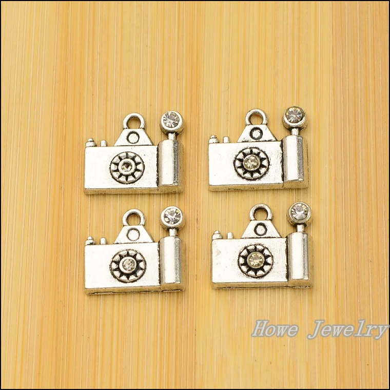 

wholesale 60pcs retro Camera charm Tibetan silver fit for Necklaces & Pendants metal jewelry findings