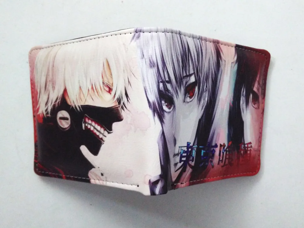 Складной кошелек с аниме/Токийский гул канеки Кен Высококачественный короткий
