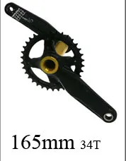 AL7075 24T 64BCD цепь Звездочка 38T 104BCD коленчатая цепь для 9S 10S MTB Кривошип горного велосипеда набор