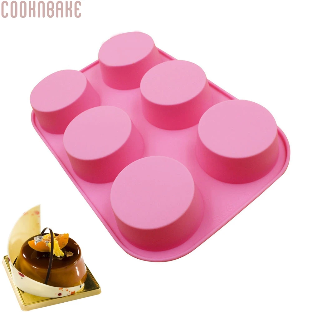 COOKNBAKE форма для Маффин кекса силиконовая торта кондитерские изделия Круглый