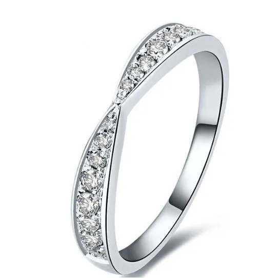 

Solid Platinum PT950 Ring Diamond Engagement Band Rings Women Wedding Ring D Color VVS1 Excellent Brilliant