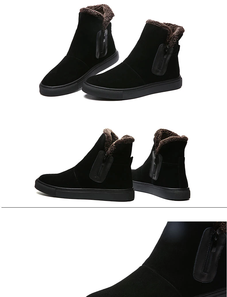 HEINRICH/ г. зимние модные брендовые Новые мужские ботинки Высококачественная модная мужская обувь на шнуровке классические ботинки в стиле хип-хоп Regenlaarzen