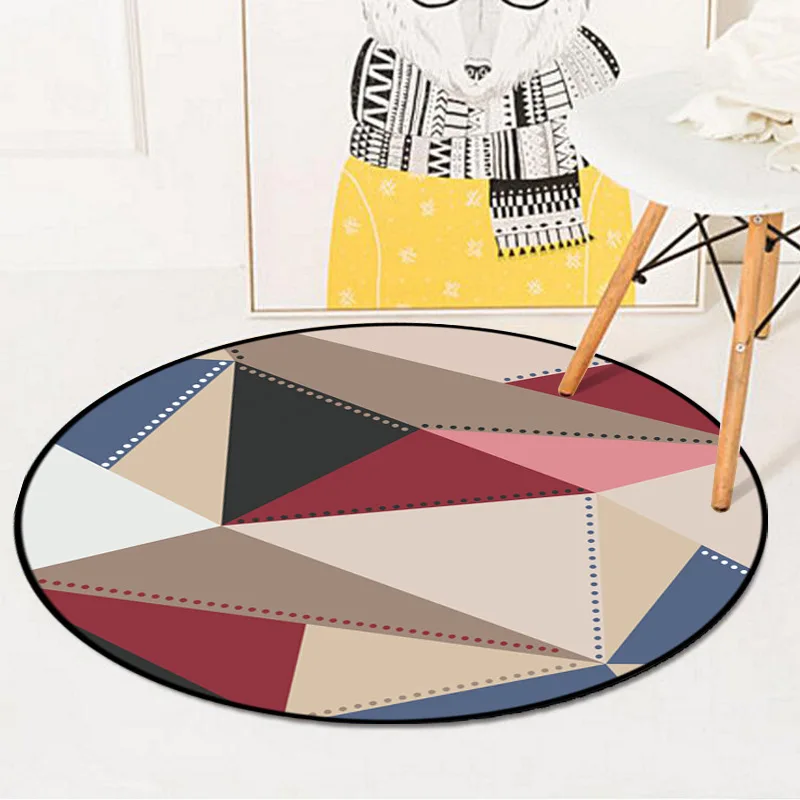Круглый ковер в скандинавском стиле толстая Игровая палатка для детей круглый