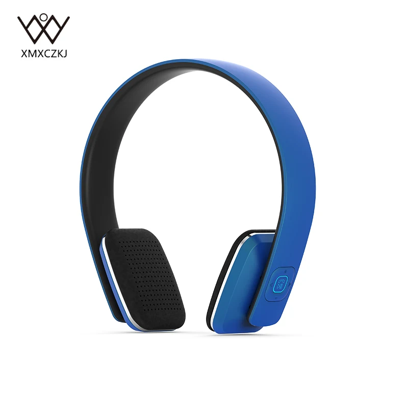 Blue XMXCZKJ Bluetooth Беспроводные наушники с микрофоном/NFC удобные на ухо HIFI Bluetooth v4.0 гарнитура для ПК мобильного телефона - Цвет: Blue