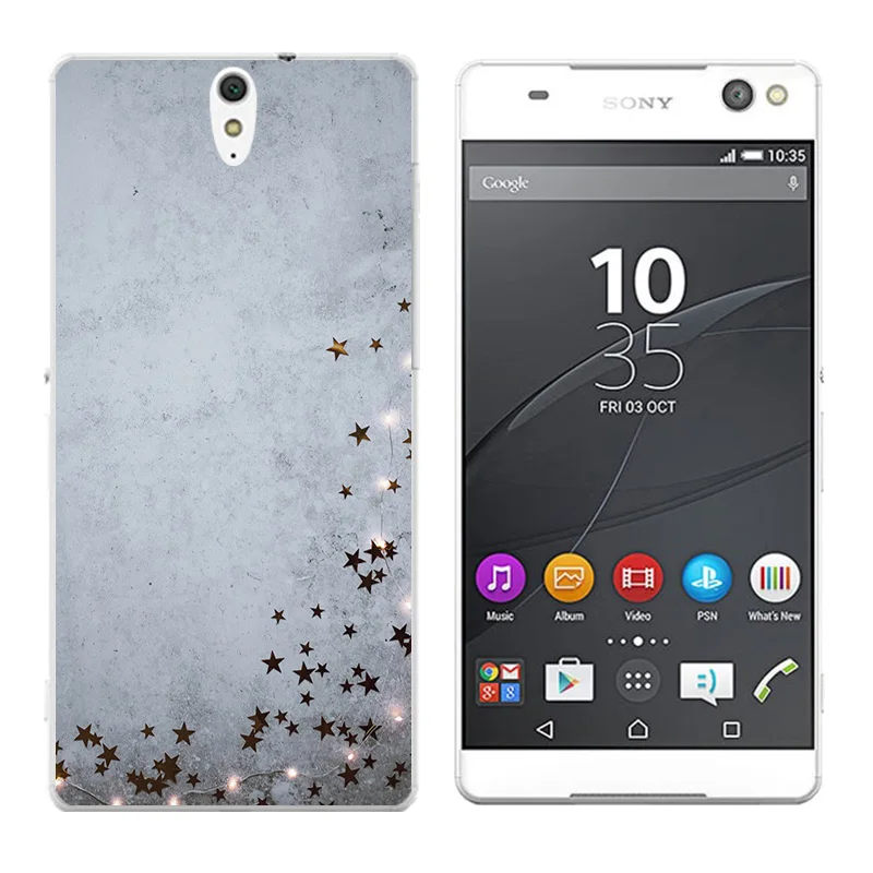 Мягкий ТПУ чехол для Sony Xperia C5 телефон треугольная печать мягкий TPU Ultra/E5553/E5506