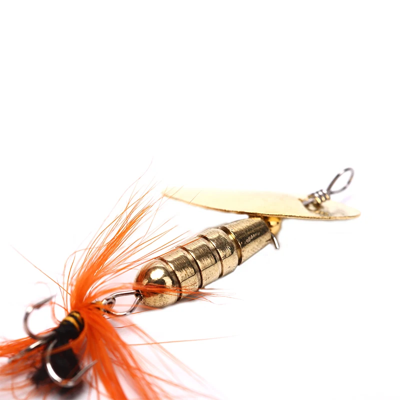 Металлический Спиннер перо приманка Твердые Приманки Рыбная Приманка снасти Pesca