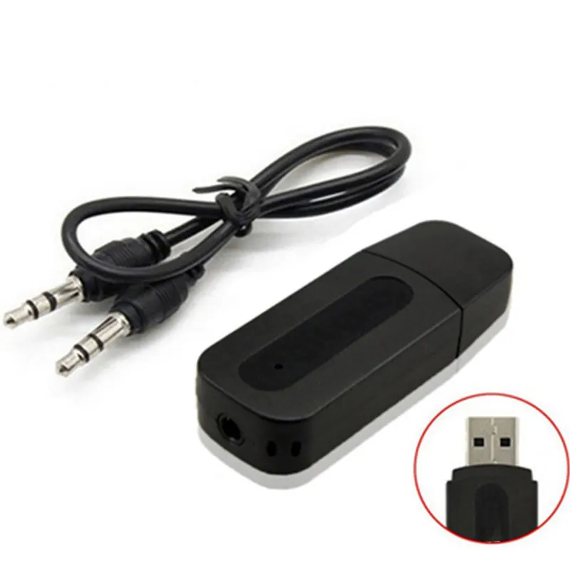 Bluetooth AUX беспроводной портативный мини черный Bluetooth музыкальный аудио приемник адаптер 3,5 мм стерео аудио для iPhone Android телефонов