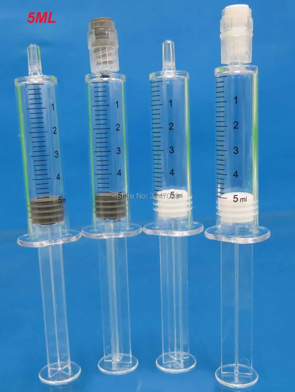 

5ML 50pcs100pcs Cosmetic Syringe with Scale, Empty Plastic Hyaluronic Collagen Container,Portable Pofessional Beauty Makeup Tool
