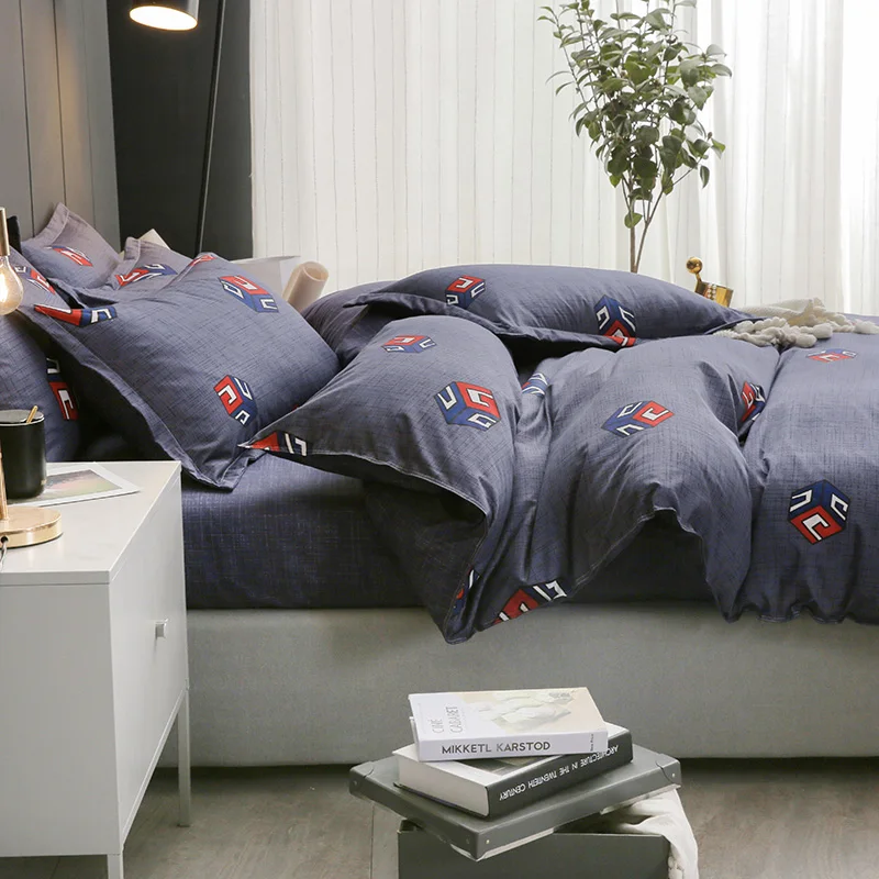 Покрывало покрывало двойной спальный набор пододеяльник постельное белье в