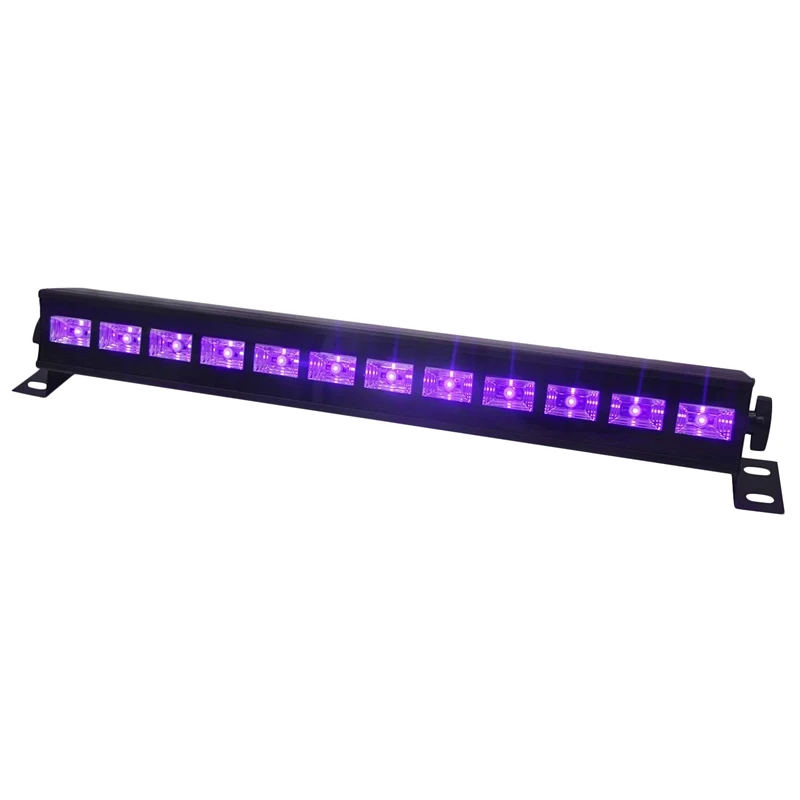 УФ светодиодная панель 12Ledx3W с черными лампами в металлическом корпусе для