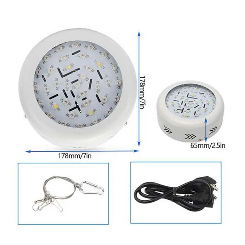 360 Вт полный спектр 36 светодиодный светильник для выращивания НЛО лампа