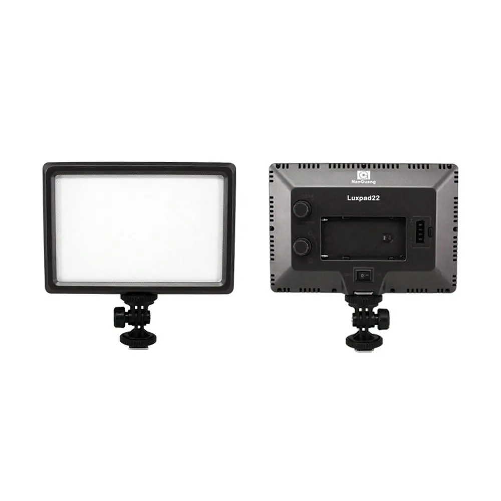 SCLS Новинка Luxpad22 Pro Ультра тонкий 112 LED 11W видео свет Pad для Canon Nikon DSLR камеры DV