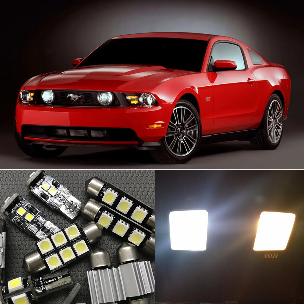 9 шт. Ксеноновые белые светодиодные с Canbus светильник лампы Интерьер посылка