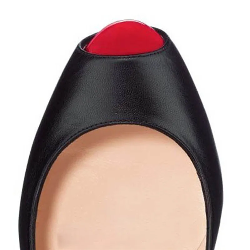 Женские туфли лодочки Onlymaker на шпильке с открытым носком платформе модные
