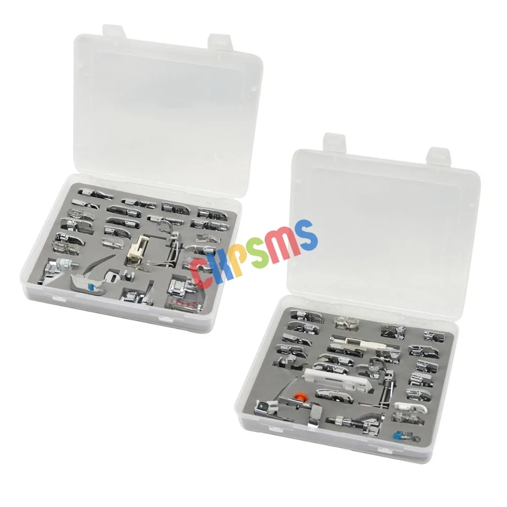 #KP-19021 52PCS Domestic Sewing Machine Presser Feet Set fit for Brother Singer Babylock Janome and Kenmore Low Shank machine | Дом и сад