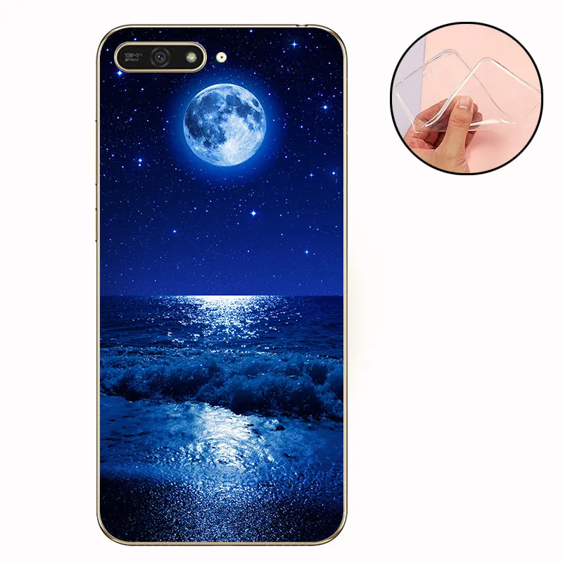 YLH22 CROWNPRO для huawei Y6 Чехол Мягкий силиконовый чехол для телефона Y6 ATU-L21 Coque задняя крышка для Fundas huawei Y6 Prime чехол s - Цвет: YLH22