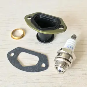 Кольцевая прокладка впускного коллектора комплект свечей зажигания для китайских 45CC 52CC 58CC 4500 5200 5800 запасные части цепной пилы