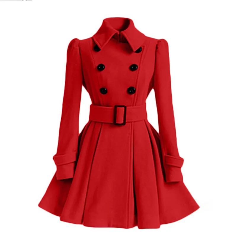 Женское шерстяное пальто с поясом а силуэта Осень зима 2017|wool coat women|winter wool womenfashion |