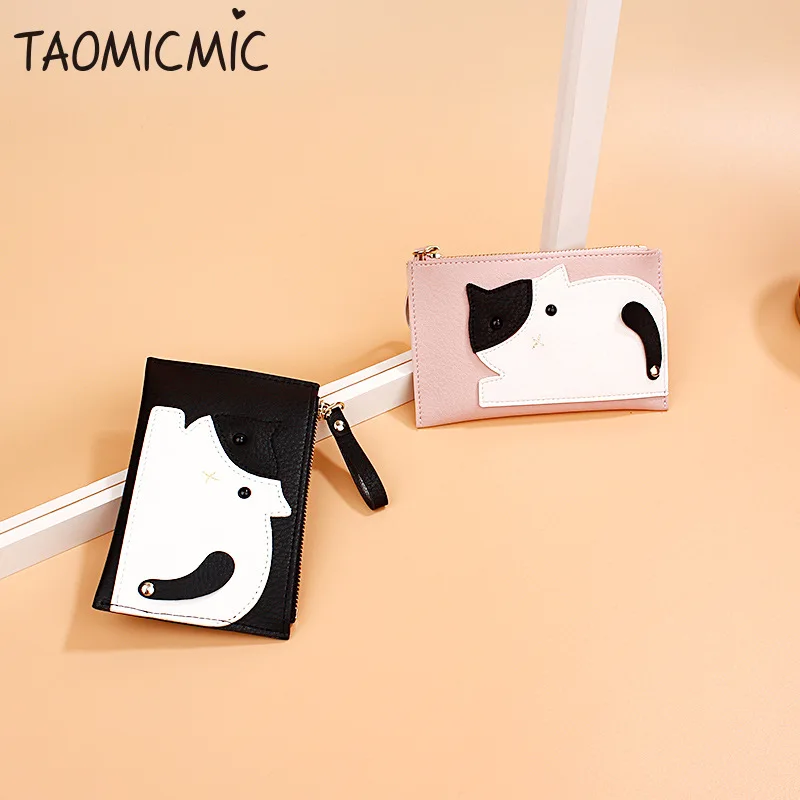 Милый кот Сумка для девочки Kawaii маленькие мини детские кошельки Дамская кожаная