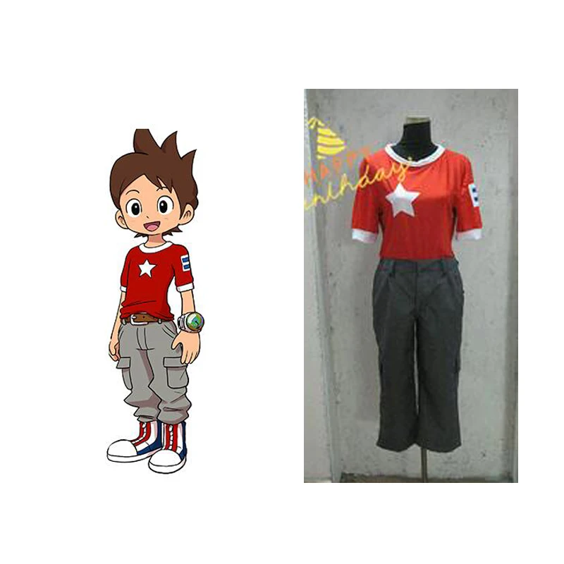 2016 Японские Аниме часы Youkai Косплей Костюм Amano Keita Косплей|cosplay costume|costume cosplayanime costume